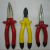 Wire Cutter Pointed Pressure-Resistant Pliers Tiger Pliers Iron Wire Cutting Slanting Forceps Double Color Handle Mini Pliers Binding Cable Hardware Tools