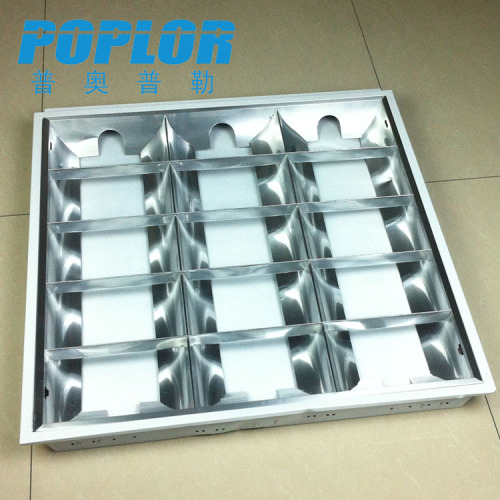 led grille light t8 empty plate 3*10w mall hospital office embedded lamp panels three tubes