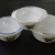 Daily Provisions of a three-piece set of jade crystal glass porcelain dish preservation bowl