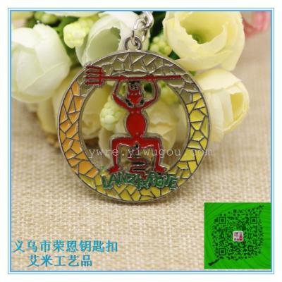 Manufacturers direct foreign trade key rings metal alloy key rings