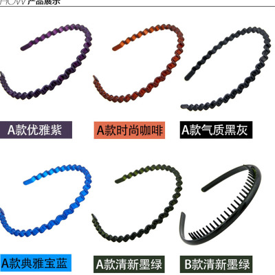 On the Korean version of the popular wave break Unisex Hoop Ring hairpin head ornaments