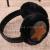 Winter warm headset Plush earmuffs fashion star PU warm earmuffs