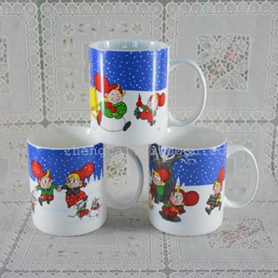 ceramic mug, Christmas cup cartoon mug