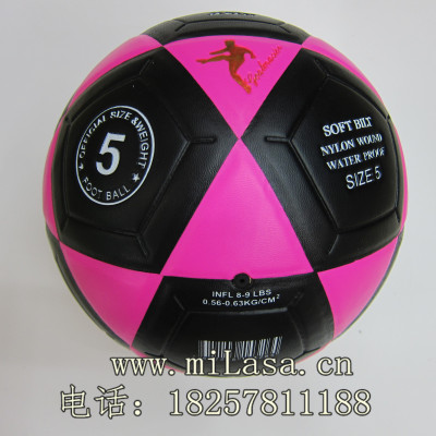 2015 new 32 piece five triangular corner number 5 pink sticky football