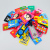 PVC soft bright color soft luggage tag card stereo tag