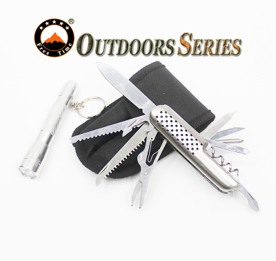 outdoor products multi - functional knife flashlight combination of wild combination of supplies
