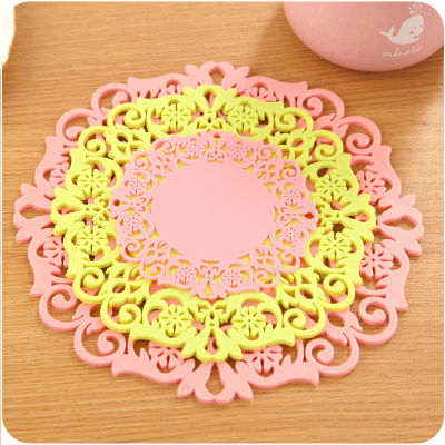 PVC soft bright colorful factory cup coaster factory 