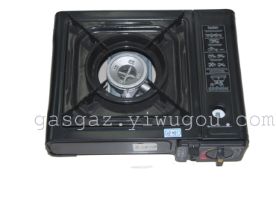 Outdoor stove gas burner ksl-001b black single - used card furnace.