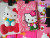 PVC soft cute cartoon HelloKitty Pink Girl Series Soft Luggage Tag