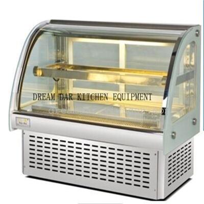 The bread on the table display cabinet type freezer