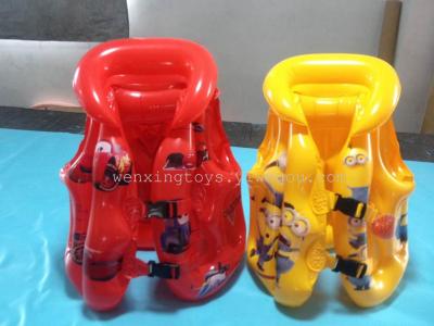 Inflatable toys, inflatable toys, inflatable life jackets, small yellow Sophia car