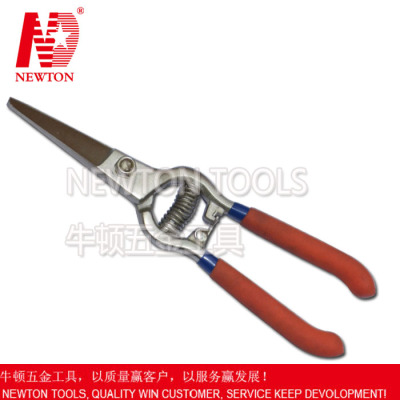 8“ puruning shear pruner 45#carbon steel with nickle finishing