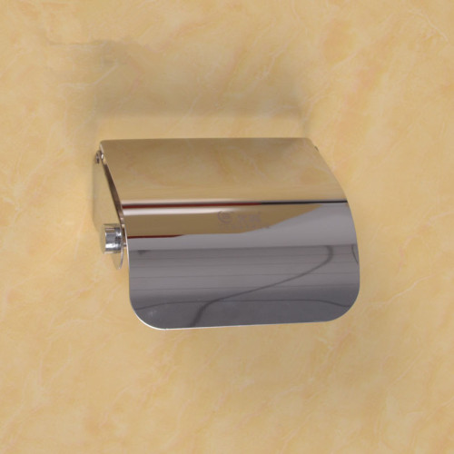 luxury stainless steel small roll holder/tissue box/bathroom boutique