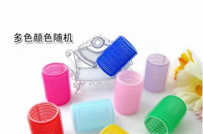 Magic self-adhesive roll of plastic hair curler pear head not to hurt the self-adhesive curls