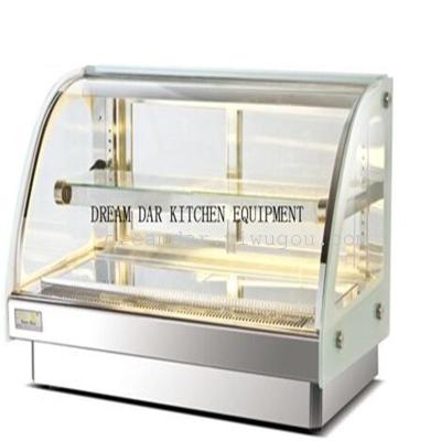 Table top type hot cabinet cake display cabinet manufacturers direct sales