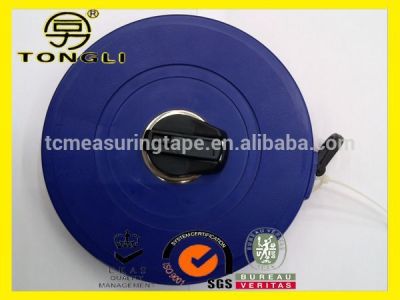 50M Hot Selling Pakistan Market Blue Shell PVC Tape Disc Ruler