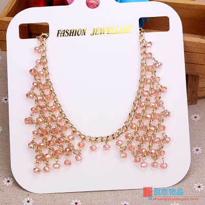 Creative jewelry and retro crystal beads necklace collar Dickie children
