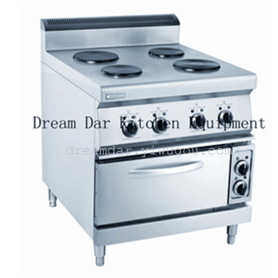 Four head electric cooking stove with oven (circular) factory direct sales