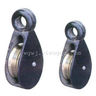 Black painted cast iron pulley Black fixed cast iron pulley