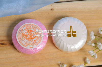 Transparent soap film packaging and transparent small soap hotel disposable soap