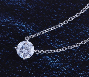 Factory wholesale short necklace pendant zircon crystal pendant chain Korea Korean jewelry accessories clavicle