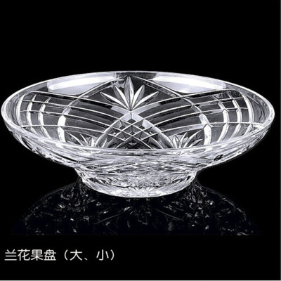 Acrylic Orchid Fruit Plate Fruit Plate PC Disc Hotel Dining Room/Living Room Candy Large Plate Transparent Dried Fruit Platter