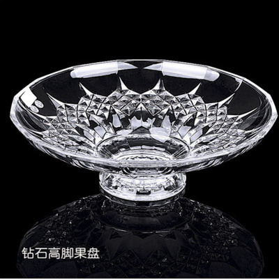 Manufacturer direct selling hotel supplies acrylic with bottom fruit tray cake tray.