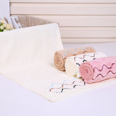 High-grade cotton velvet embroidered towel towel merchandise employee welfare gift towel