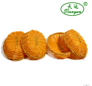 Tianyun Snack Basket Cane Basket Popcorn Basket Chips Basket Hot Pot Vegetable Basket Snack Food Basket Snack Plate