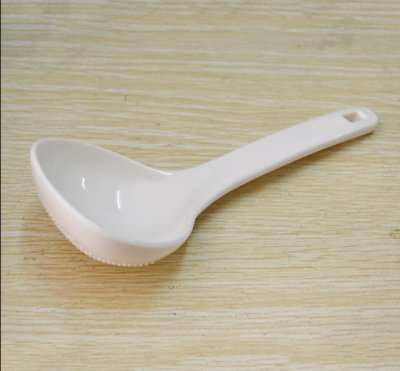 Japan KM.1097. convenience Hot pot nylon plastic spoon spoon.