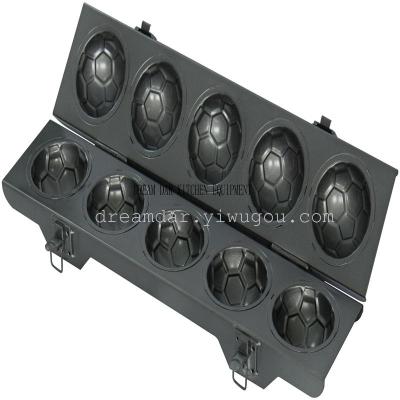 5 even football  mould  and even more die factory direct type baking pan