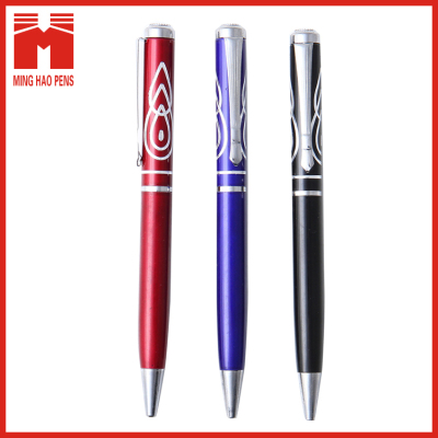 Aluminum rod ball pen metal pen metal pen advertising engraving pen