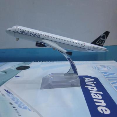 Metal aircraft model (Mexican airlines (A320) alloy aircraft model