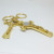 Cross Jesus Keychain Golden Religious Gift Yiwu Factory Custom Logo