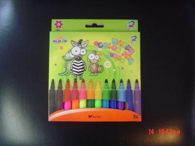Color 12 color watercolor pen box