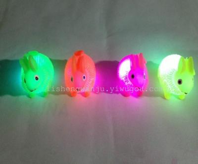 Luminous rabbit Fluffy Ball to vent Bounce ball Children's Toys