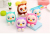 Cute owl owl support mobile phone money pot plate support cartoon animal ornaments