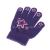 Autumn and winter cute girl cartoon gloves Thin five-pointed star five fingers gloves 