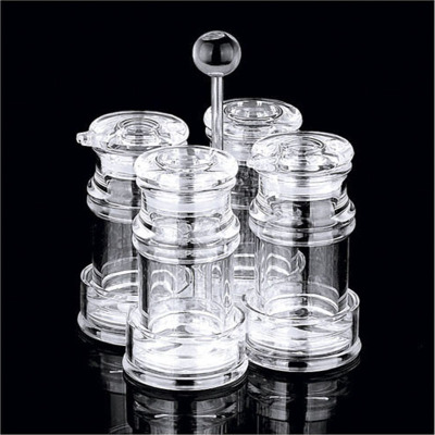 Transparent acrylic seasoning bottle set of seasoning can.