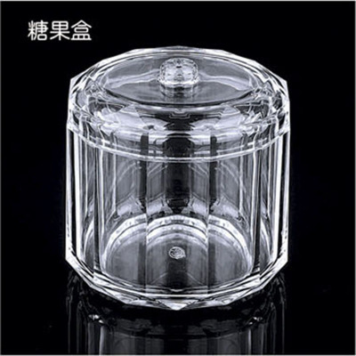 Acrylic Household PC with Lid Transparent Plastic Candy Box Dried Fruit Box Storage Box