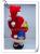 9123 12 inch electric rotating his hat Santa Christmas gifts Christmas decorations