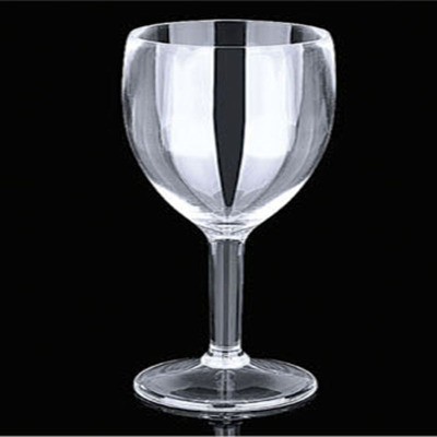 Multi - specification plastic transparent acrylic goblet wine glasses.