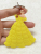 PVC soft Keychain 3D Disney Princess Dijiao key pendant