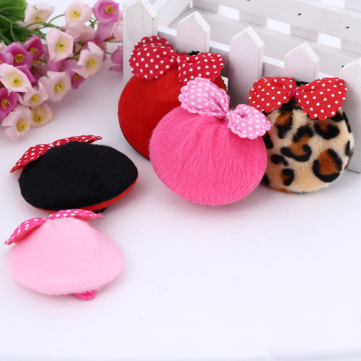 Christmas hot style children's hair accessories mickey hair clip factory direct sales, gift stereo.