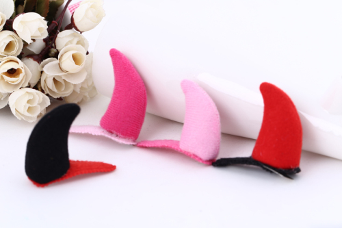 xianjun new christmas children headwear ornament horn a pair of hairclips factory direct sales taobao hot sale