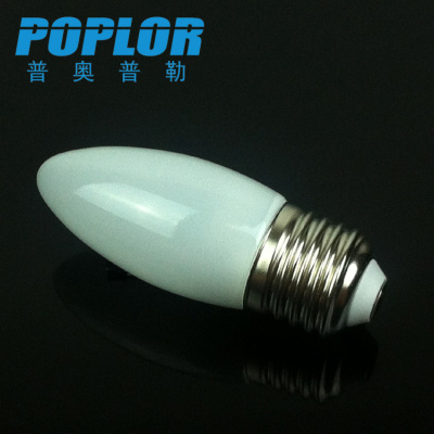 LED bulb lamp /3W/ energy saving lamp /E27/ aluminum substrate / glass lamp body /360 degree angle