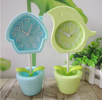 House Mickey Apple Little Star Vase Holder Mute Alarm Clock Daily Necessities Home Gifts