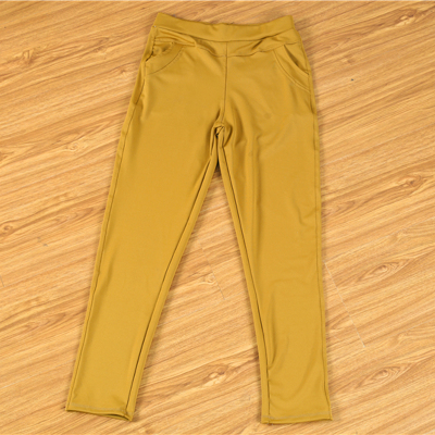 Factory outlets colorized pants large size elastic pants ninth pants mothers's pants casual pants 