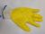 Nylon Nitrile Yellow Rubber Coated Gloves Labor Protection Fine Yarn Dipped Gloves Wear-Resistant Non-Slip