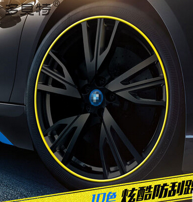 Anti-friction tyre wheel ring anti-scratch wheel hub paste protection
